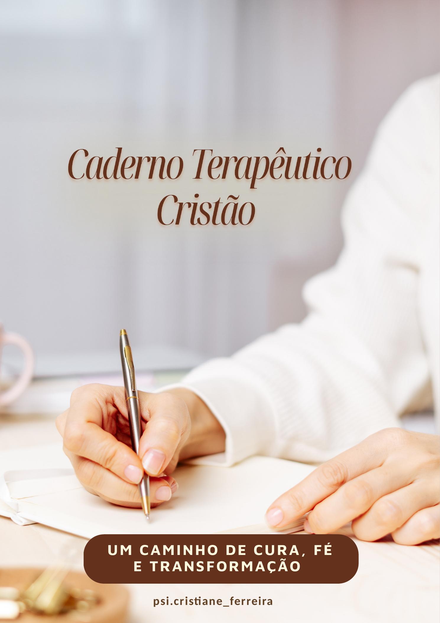 Capa do Caderno Terapêutico Cristão