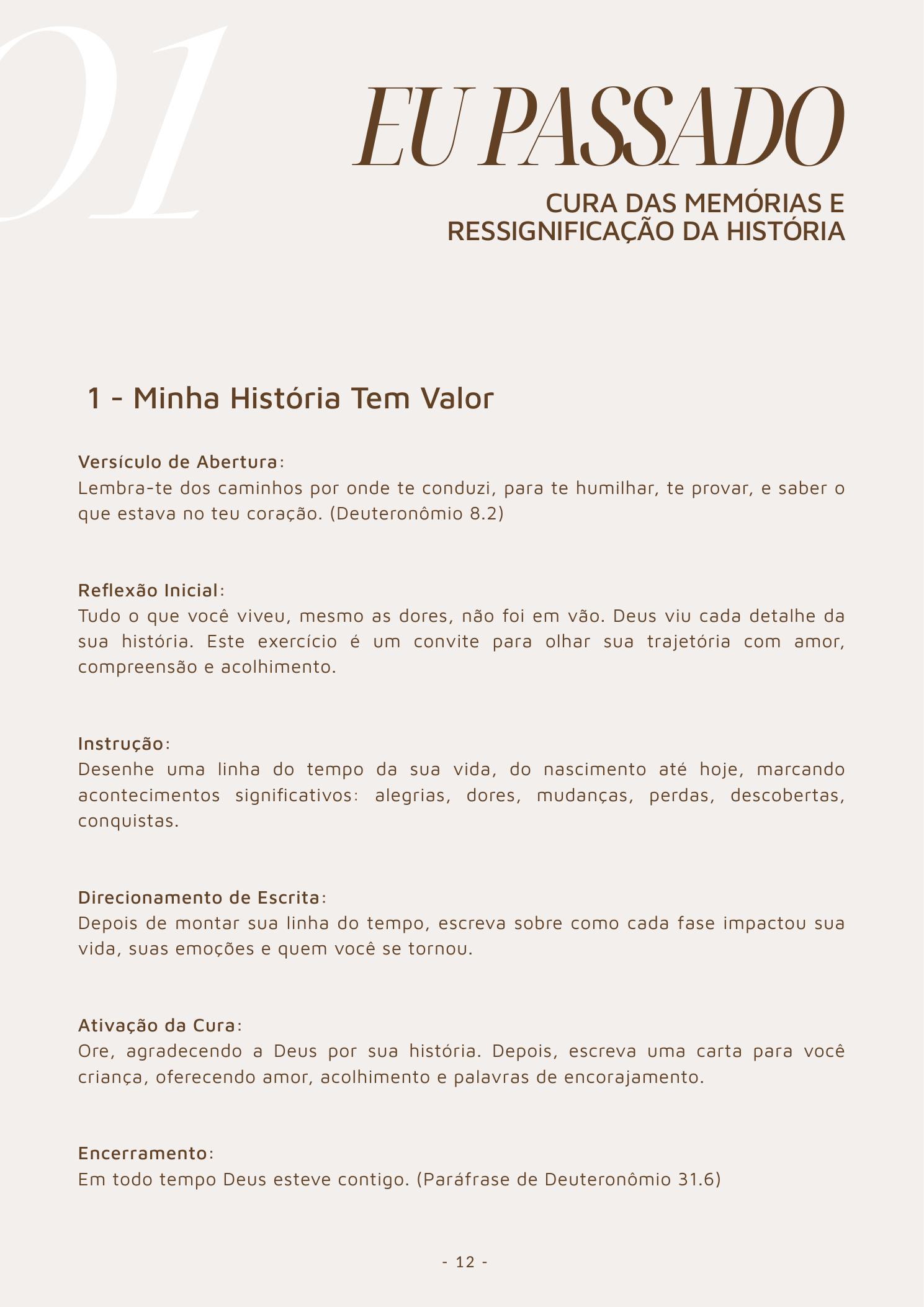 Exercício — Minha História Tem Valor